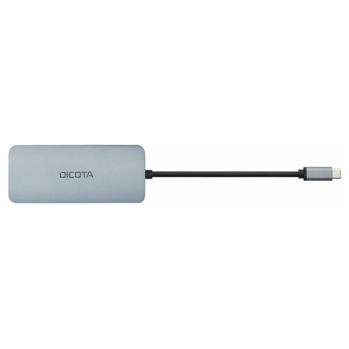 DICOTA Hub USB-C 8 en 1 D32062 4K PD 100W Plata