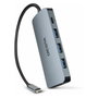 DICOTA Hub USB-C 8 en 1 D32062 4K PD 100W Plata