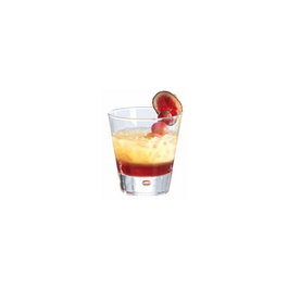 Viejo Valle Vaso Whisky Norway de Vidrio, Borde Grueso, 10 cm Alto / 33 cl Capacidad (Set de 6)