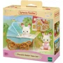 Sylvanian Families 5432 Gemelos Conejito Chocolate con Cochecito Doble y Accesorios
