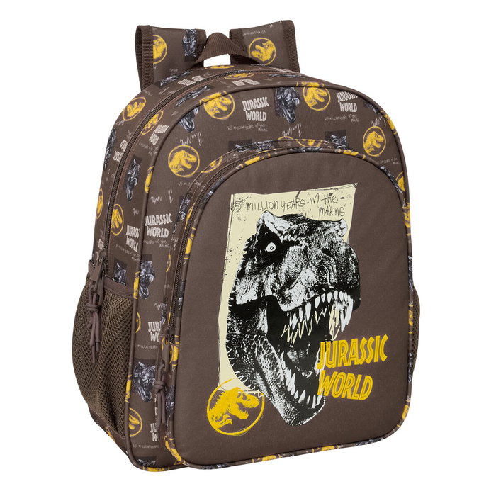 Mochila Escolar Jurassic World Marrón 32 x 38 x 12 cm Mochila Escolar Jurassic World Marrón 32 x 38 x 12 cm