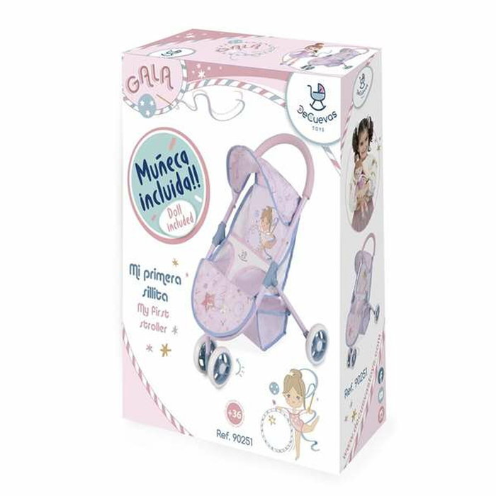 Decuevas Silla de muñeca con muñeca de cuerpo blando Decuevas Silla de muñeca con muñeca de cuerpo blando