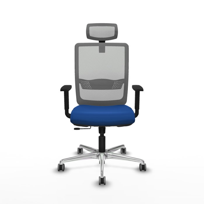 PIQUERAS Y CRESPO Silla de oficina Haches Azul y Gris PIQUERAS Y CRESPO Silla de oficina Haches Azul y Gris