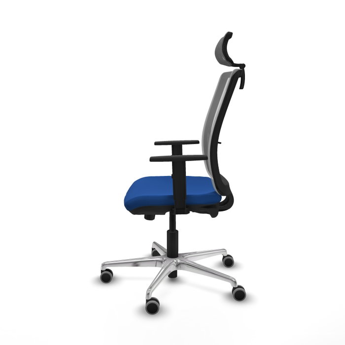 PIQUERAS Y CRESPO Silla de oficina Haches Azul y Gris PIQUERAS Y CRESPO Silla de oficina Haches Azul y Gris