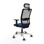 PIQUERAS Y CRESPO Silla de oficina Haches Azul y Gris