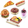 Zuru Juego de Construcción Snack ZUR4894680036628 200 Piezas Máximo 6 Snacks Hamburguesa Helado Sushi