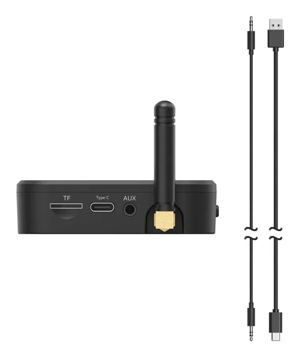 Hama Adaptador Bluetooth Link.it Receptor BT 5.3 Jack USB-C MicroSD