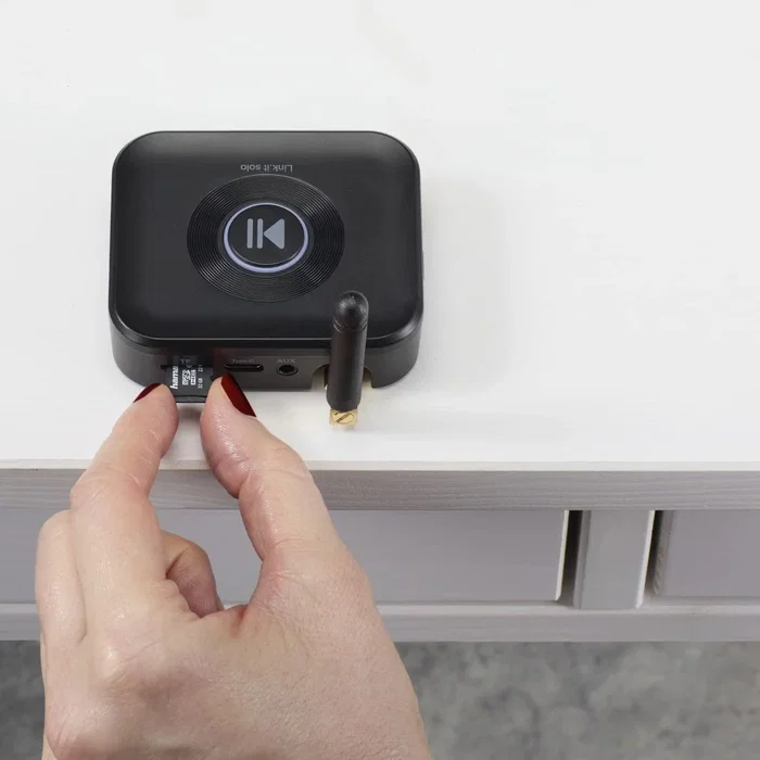 Hama Adaptador Bluetooth Link.it Receptor BT 5.3 Jack USB-C MicroSD