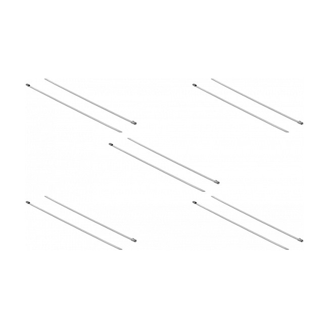 DeLOCK 18770 Bridas reutilizables de acero inoxidable 500 x 4,6 mm (10 unidades) DeLOCK 18770 Bridas reutilizables de acero inoxidable 500 x 4,6 mm (10 unidades)