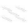 DeLOCK Brida reutilizable de acero inoxidable 500 x 4,6 mm, 10 piezas