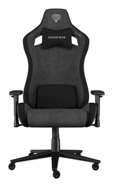 GENESIS Nitro 660 Silla de Gaming Ergonómica para PC, Gris Tela, Respaldo Reclinable, Reposabrazos 2D Ajustables, Soporte 150 kg