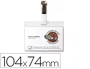 Djois Identificador con pinza 104x74 mm pack de 10 unidades