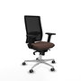 PIQUERAS Y CRESPO Silla de oficina Horna Marrón oscuro y Negro