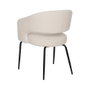 Ixia Silla Blanca Tejido-Metal Contract