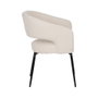 Ixia Silla Blanca Tejido-Metal Contract