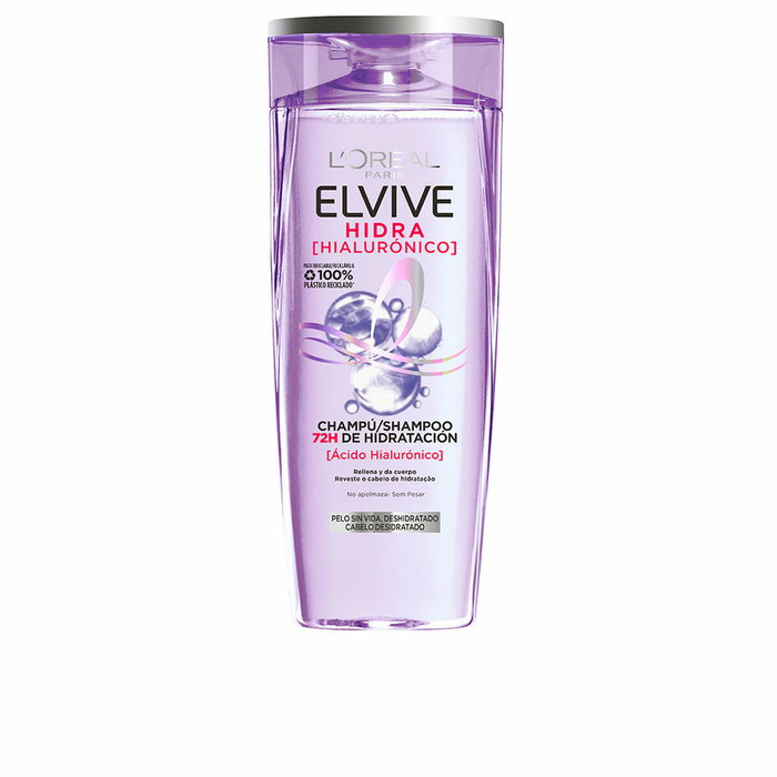 L'Oréal Paris Elvive Hidra Hialurónico Champú 72h Hidratación 690 ml L'Oréal Paris Elvive Hidra Hialurónico Champú 72h Hidratación 690 ml