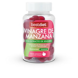 VITALDIN Gummies de Vinagre de Manzana 60 Unidades con Vitamina B12 y Ácido Fólico - Sabor a Manzana - Suplemento Vegano