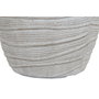 DKD Home Decor Set de 3 Macetas de Magnesia y Fibra de Vidrio Beige