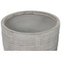 DKD Home Decor Set de 3 Macetas de Magnesia y Fibra de Vidrio Beige