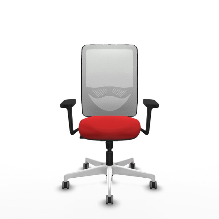PIQUERAS Y CRESPO Silla de oficina Zulema con Mecanismo Sincro, Rojo y Blanco PIQUERAS Y CRESPO Silla de oficina Zulema con Mecanismo Sincro, Rojo y Blanco