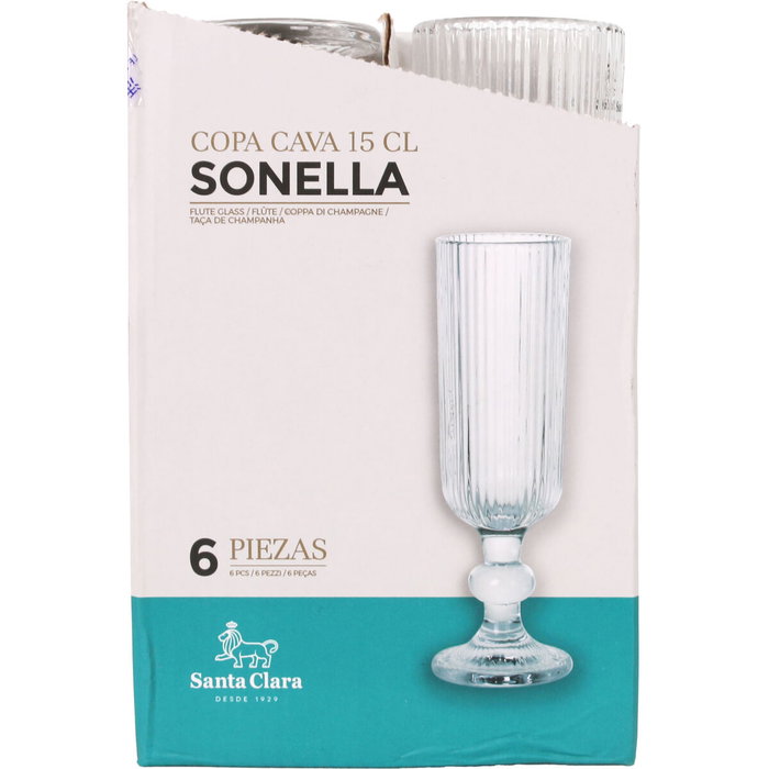 Copa de champán Santa Clara Sonella (36 Unidades)