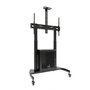 Tooq Narnia FS20500M-B Soporte de Suelo con Ruedas, Armario y Bandeja para Pantallas 60-100 pulgadas