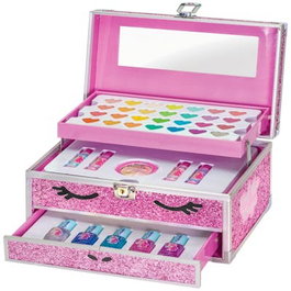 MARTINELIA Little Uni Mega Maletín de Maquillaje Infantil con Purpurina