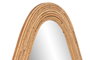DKD Home Decor Espejo Natural Ratán Cristal 3 x 120.5 x 71 cm