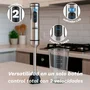 Grunkel BM-2000EXTREME Batidora de Mano de Inmersión 2000W, Brazo 20cm, Capacidad 0.8L, 2 Velocidades con Turbo, Cuchillas de Acero Inoxidable, Indicador LED
