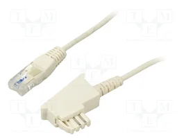 GOOBAY Cable telefónico RJ45 y TAE F de 15m