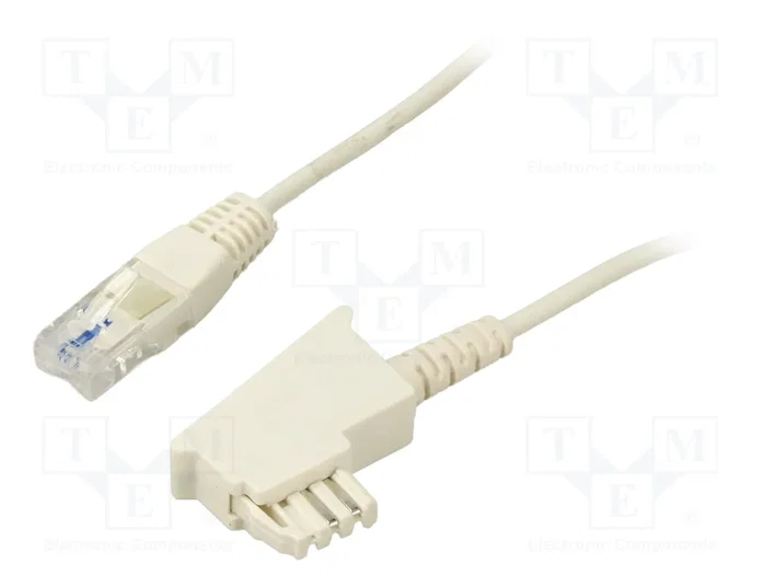 GOOBAY Cable telefónico RJ45 y TAE F de 15m GOOBAY Cable telefónico RJ45 y TAE F de 15m