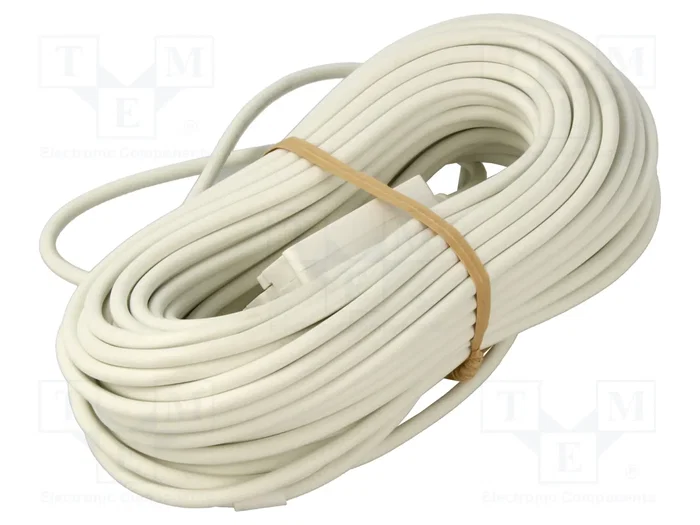 GOOBAY Cable telefónico RJ45 y TAE F de 15m GOOBAY Cable telefónico RJ45 y TAE F de 15m