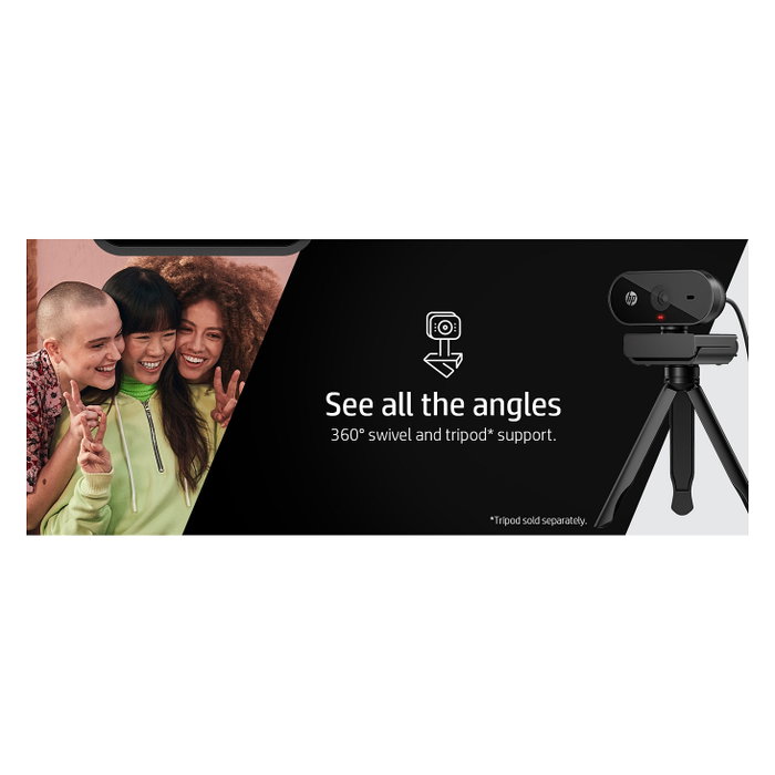 HP Webcam 325 FHD Enfoque Automático 1920 x 1080 Full HD