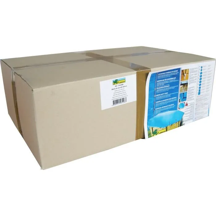 Ubbink Cubierta de invierno y seguridad para piscina de madera Octogonal 400x610 Espesor 550gr Norma NF P 90-308