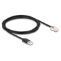 DeLOCK Cable de comunicación USB 2.0 Tipo-A a USB RJ50 2 m Negro