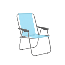 Marbueno Silla Plegable Color Azul Acero Playa y Piscina 59X51X75 cm MARBUENO SUMMER 10354A