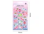 Imaginovo Pegatinas Unicornios Magic Dreams Pastel con Relieve 190x105 mm