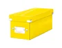 Leitz Caja Click&Store Plegable para CDs, 5 Litros, Amarillo, 143x147x352 mm