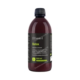 ZENEMENT Detox - Complemento Alimenticio Detox Líquido 500ml con 13 Ingredientes Activos: Té Matcha, Fibras Prebióticas, Papaya - Sabor Té Limón - Vegano y Sin Gluten