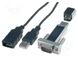 Digitus Adaptador USB a Serie RS232 con chipset PL2303RA, DA-70155-1