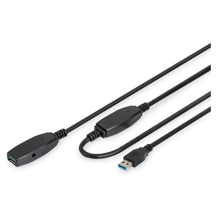 Digitus Cable de Extensión Activo USB 3.0 20m Negro Digitus Cable de Extensión Activo USB 3.0 20m Negro