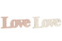 DKD Home Decor Decoración MDF Love 26x3x10 Surtido