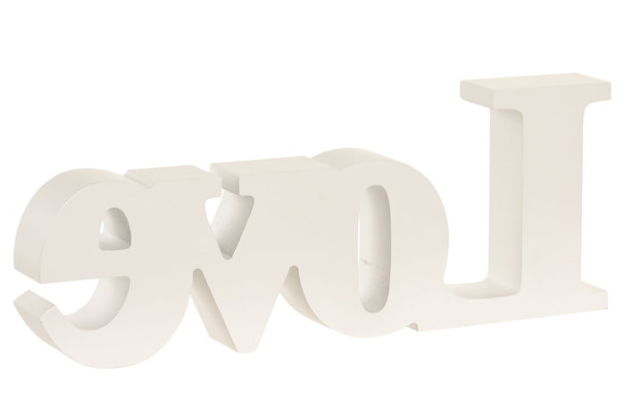 DKD Home Decor Decoración MDF Love 26x3x10 Surtido DKD Home Decor Decoración MDF Love 26x3x10 Surtido