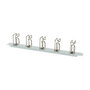 ALLNET Organizador de cables ALL-S0002250 de metal 1HE con 5 bucles grandes Blanco