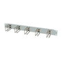 ALLNET Organizador de cables ALL-S0002250 de metal 1HE con 5 bucles grandes Blanco