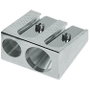 Faber Castell Sacapuntas Doble 50-34 Metal Plata