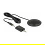 DeLOCK 65873 Micrófono de Mesa Omnidireccional para Conferencias, Negro, -32 dB, 100-10000 Hz, Cable 3.5 mm de 2.5 m