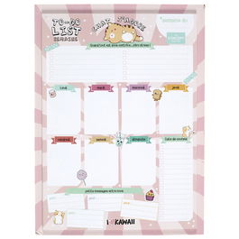 The Concept Factory Planificador Kawaii 28x38 cm Modelos Panda y Gato Surtidos