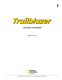 National Geographic Learning Trailblazer Level 1 Lesson Planner