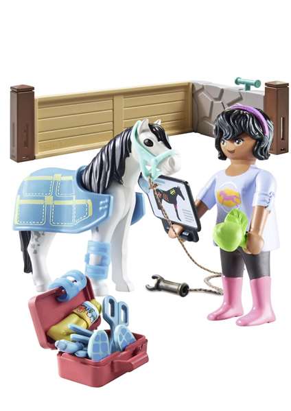 Playmobil Horses of Waterfall 71497 Terapeuta de Caballos